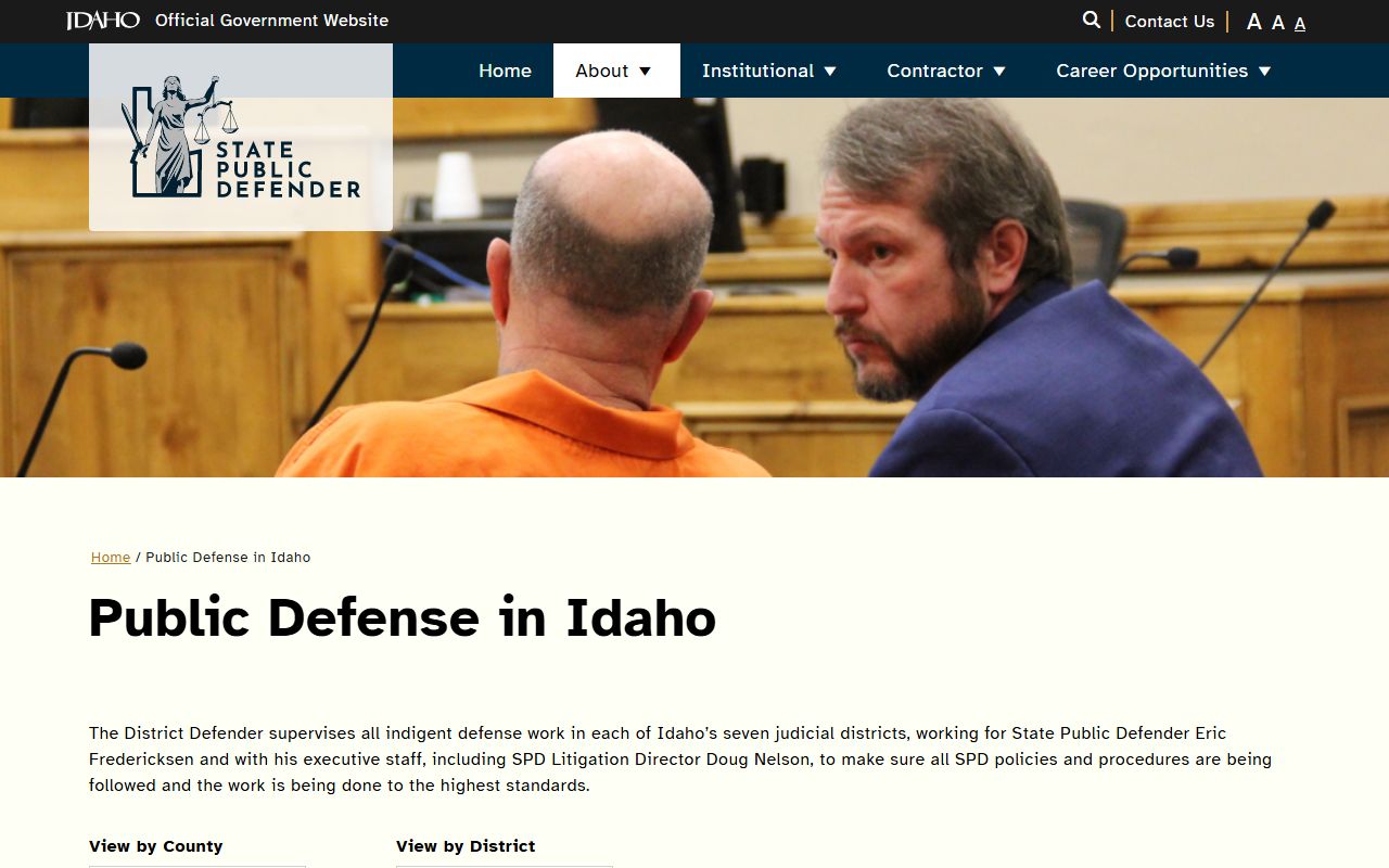 Idaho State Public Defender public defender offices page