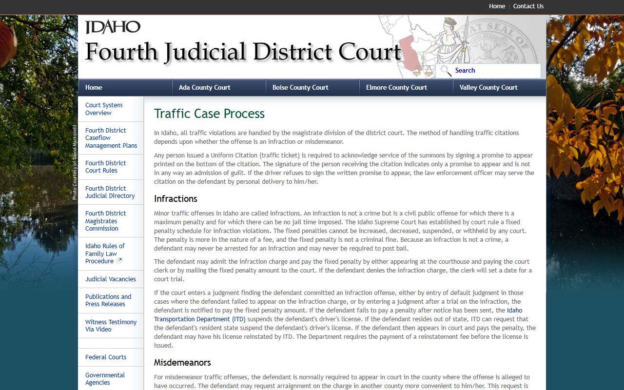 Lemhi County inmate records jail credit court process