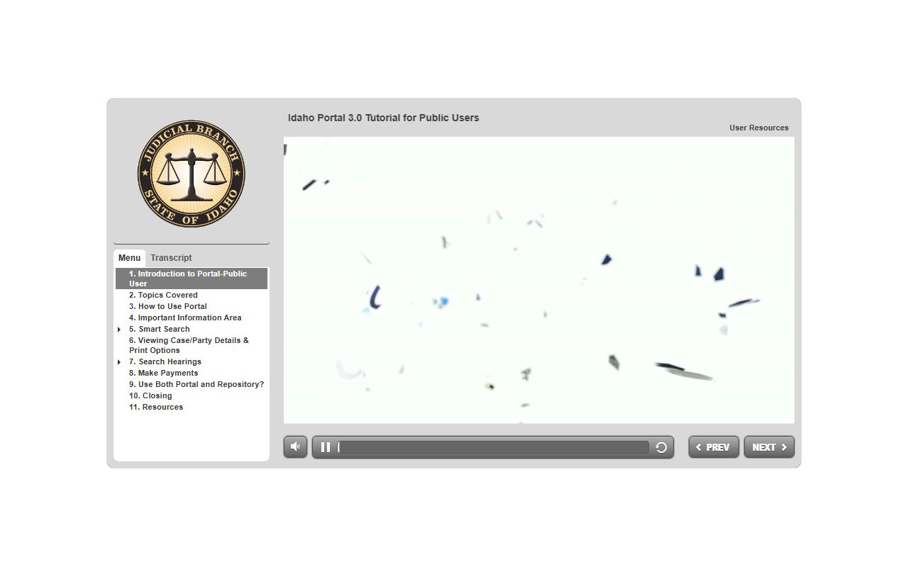 Lemhi County warrant records iCourt public search tutorial